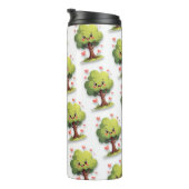 Thermal Tumbler Tree Red Hearts  Thermosbeker (Geroteerd rechts)