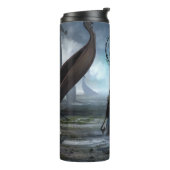 Thermal Tumbler, Valhalla Oliver 10 Thermosbeker (Gedraaid links)