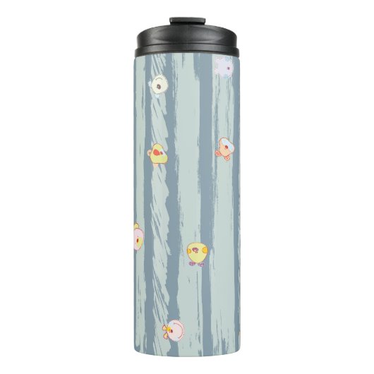 Thermal Tumbler – Whimsy Faces Thermosbeker (Voorkant)