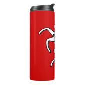Thermal Tumbler with flag of Kent County, England Thermosbeker (Gedraaid links)