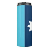 Thermal Tumbler with flag of Minnesota, USA Thermosbeker (Achterkant)