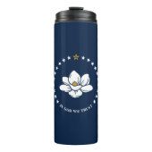 Thermal Tumbler with flag of Mississippi, USA Thermosbeker (Voorkant)