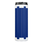 Thermal Tumbler with flag of Quebec City Thermosbeker (Achterkant)