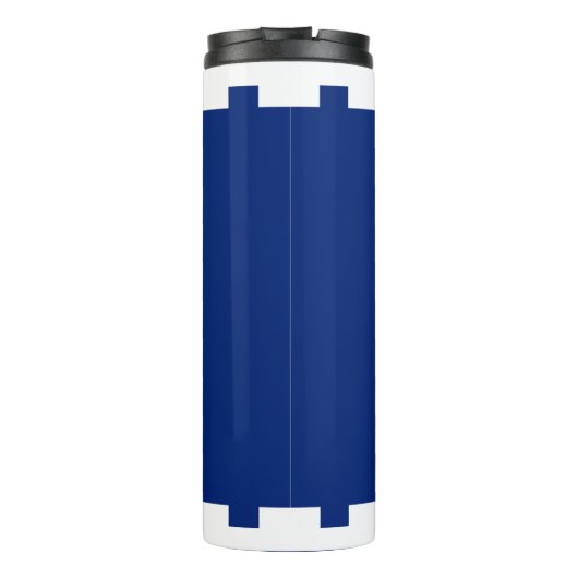 Thermal Tumbler with flag of Quebec City Thermosbeker (Achterkant)