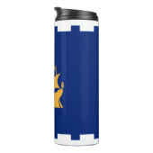 Thermal Tumbler with flag of Quebec City Thermosbeker (Geroteerd rechts)