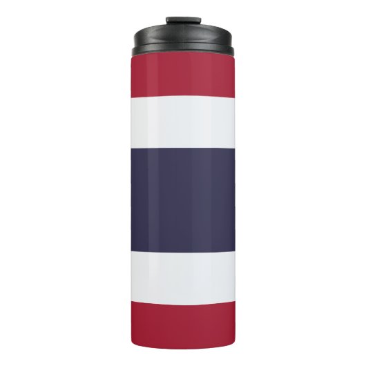 Thermal Tumbler with flag of Thailand Thermosbeker (Voorkant)