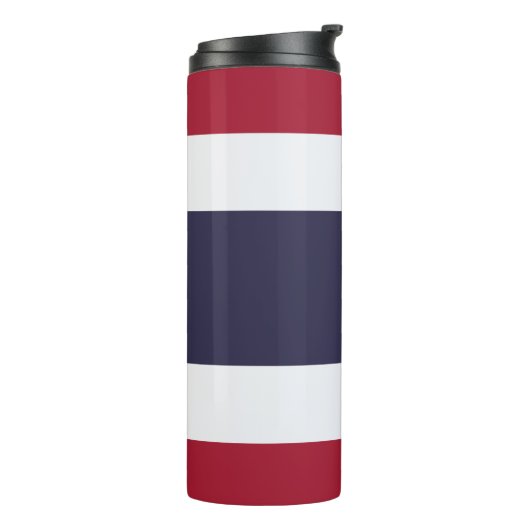 Thermal Tumbler with flag of Thailand Thermosbeker (Gedraaid links)