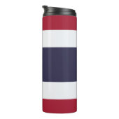 Thermal Tumbler with flag of Thailand Thermosbeker (Geroteerd rechts)