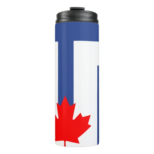 Thermal Tumbler with flag of Toronto, Canada Thermosbeker (Voorkant)