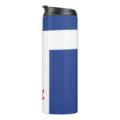Thermal Tumbler with flag of Toronto, Canada Thermosbeker (Geroteerd rechts)
