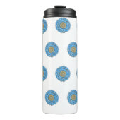 Thermal Tumbler with hand- drawn mandala design Thermosbeker (Voorkant)