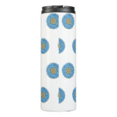 Thermal Tumbler with hand- drawn mandala design Thermosbeker (Achterkant)