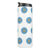 Thermal Tumbler with hand- drawn mandala design Thermosbeker (Geroteerd rechts)
