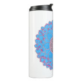 Thermal Tumbler with Mandala Design  Thermosbeker (Gedraaid links)