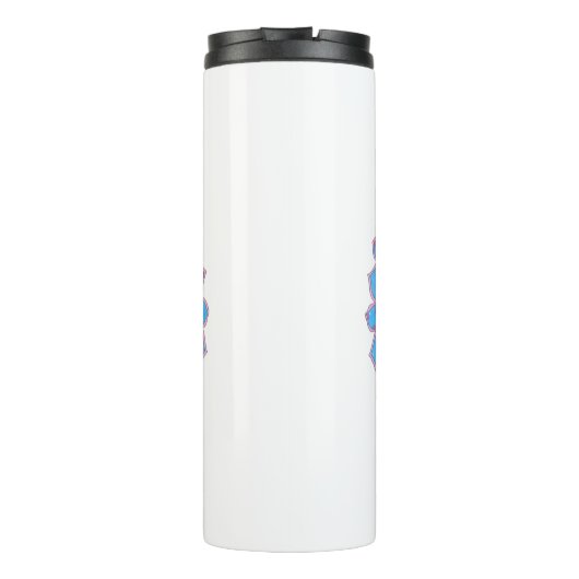 Thermal Tumbler with Mandala Design  Thermosbeker (Achterkant)