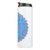 Thermal Tumbler with Mandala Design  Thermosbeker (Geroteerd rechts)