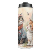 Thermal Tumblers - Kittens in an Autumn Garden  Thermosbeker (Voorkant)