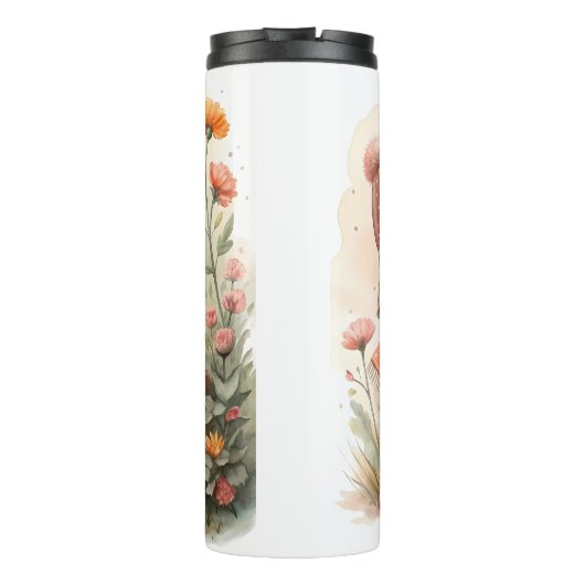 Thermal Tumblers - Kittens in an Autumn Garden  Thermosbeker (Achterkant)