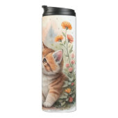 Thermal Tumblers - Kittens in an Autumn Garden  Thermosbeker (Geroteerd rechts)
