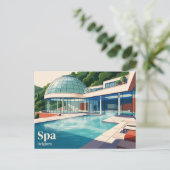 Thermes de Spa België Briefkaart (Staand voorkant)