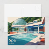 Thermes de Spa België Briefkaart (Voorkant / Achterkant)