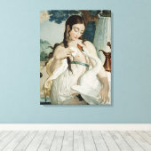 Thermidor, elfde maand Republikein Canvas Afdruk (Insitu (Houten vloer))