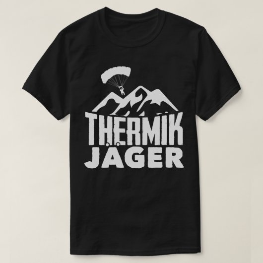Thermik Jger Paraglider Paragliding Gleitschirm 2 T-shirt (Design voorkant)