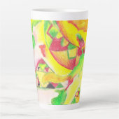 Thermisch Abstract door AnyaC 2 Latte Mok (Voorkant)