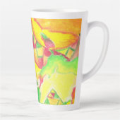 Thermisch Abstract door AnyaC 2 Latte Mok (Rechts)