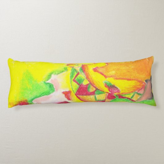 Thermisch Abstract door AnyaC Lichaamskussen (Achterkant)