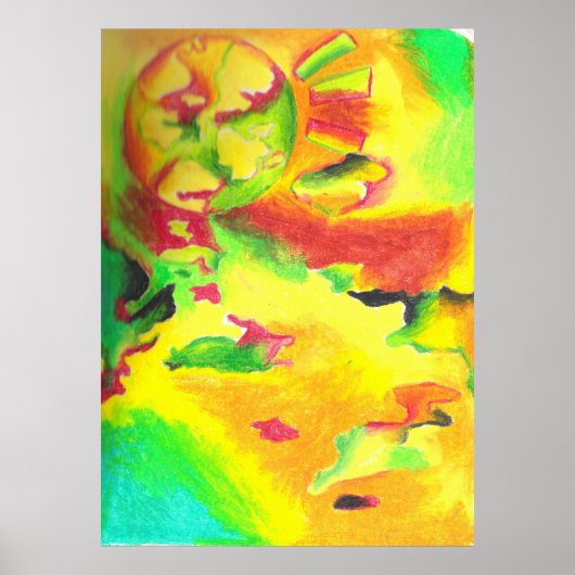 Thermisch Abstract door AnyaC Poster (Voorkant)