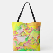Thermisch Abstract door AnyaC Tote Bag (Achterkant)