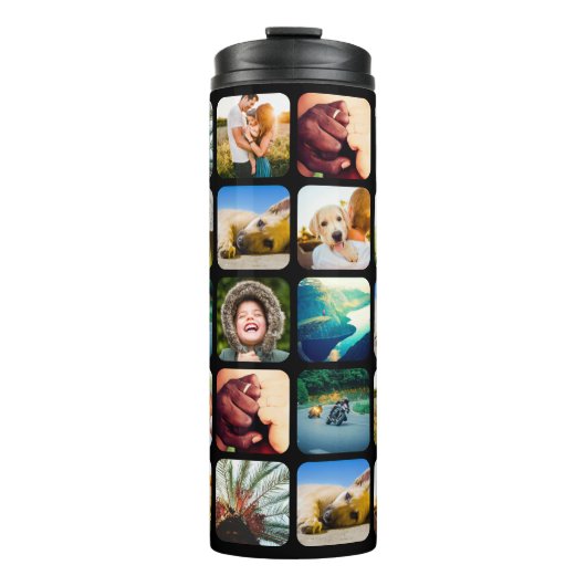 Thermisch flesje 10 Photo Rond Sjabloon Thermosbeker (Voorkant)