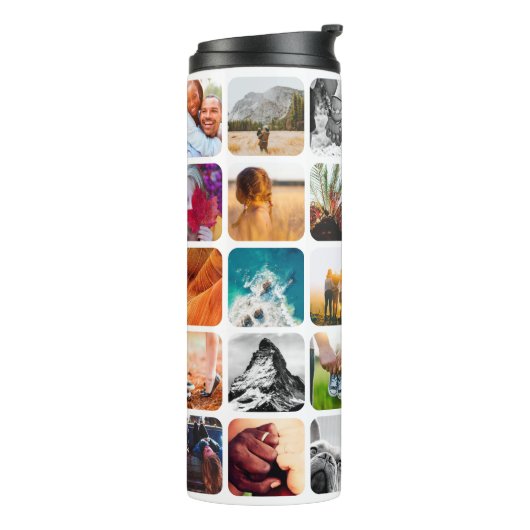 Thermisch flesje 30 Photo Rond Sjabloon Thermosbeker (Gedraaid links)