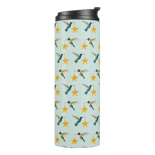 Thermisch getumbler voor levende vogels en sterren thermosbeker (Gedraaid links)