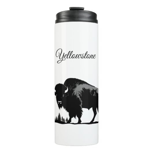 Thermisch Tumbler-Yellowstone Buffalo Thermosbeker (Voorkant)