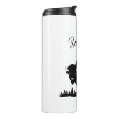 Thermisch Tumbler-Yellowstone Buffalo Thermosbeker (Gedraaid links)