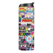 Thermische bekerglas thermosbeker (Gedraaid links)