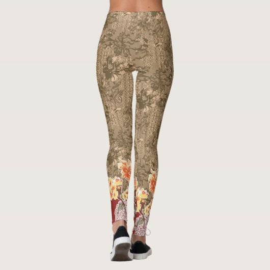 Thermische, Cut-Out & Cream Leggings | knusse pasv (Achterkant)