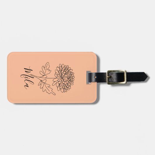 Thermische getumbler bagagelabel (Voorkant horizontaal)