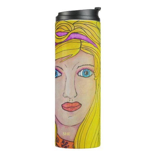 Thermische getumbler met Carysse x Glennon Doyle A Thermosbeker (Gedraaid links)