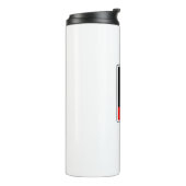 Thermische getumbler met lage batterijduur thermosbeker (Gedraaid links)