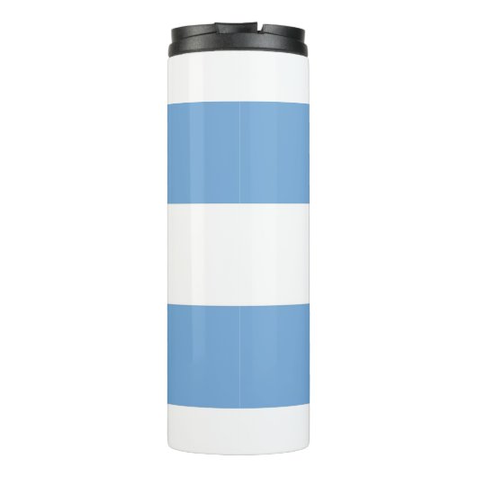 Thermische getumbler met vlag van Argentinië Thermosbeker (Achterkant)