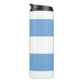 Thermische getumbler met vlag van Argentinië Thermosbeker (Geroteerd rechts)