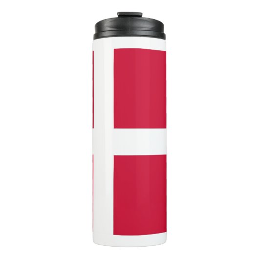 Thermische getumbler met vlag van Denemarken Thermosbeker (Voorkant)