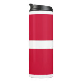 Thermische getumbler met vlag van Denemarken Thermosbeker (Geroteerd rechts)