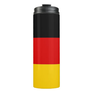 Thermische getumbler met vlag van Duitsland Thermosbeker