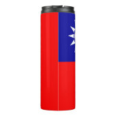 Thermische getumbler met vlag van Taiwan Thermosbeker (Achterkant)