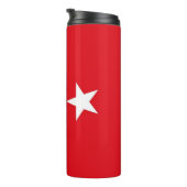 Thermische getumbler met vlag van Turkije Thermosbeker (Geroteerd rechts)