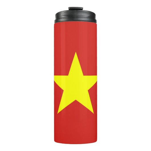 Thermische getumbler met vlag van Vietnam Thermosbeker (Voorkant)